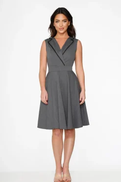 Grey Jenny Swing Dress