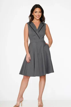 Grey Jenny Swing Dress