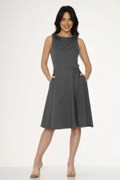 Grey Swing Dress Gray Clearance