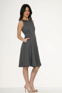 Grey Swing Dress Gray Clearance