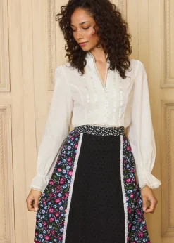 ModCloth x Gunne Sax GUNNE SAX for ModCloth Diana Blouse Antique White Online