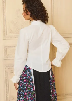 ModCloth x Gunne Sax GUNNE SAX for ModCloth Diana Blouse Antique White Online