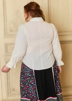 ModCloth x Gunne Sax GUNNE SAX for ModCloth Diana Blouse Antique White Online