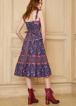 ModCloth x Gunne Sax GUNNE SAX for ModCloth Grace Peplum Midi Dress Circe's Crown Outlet