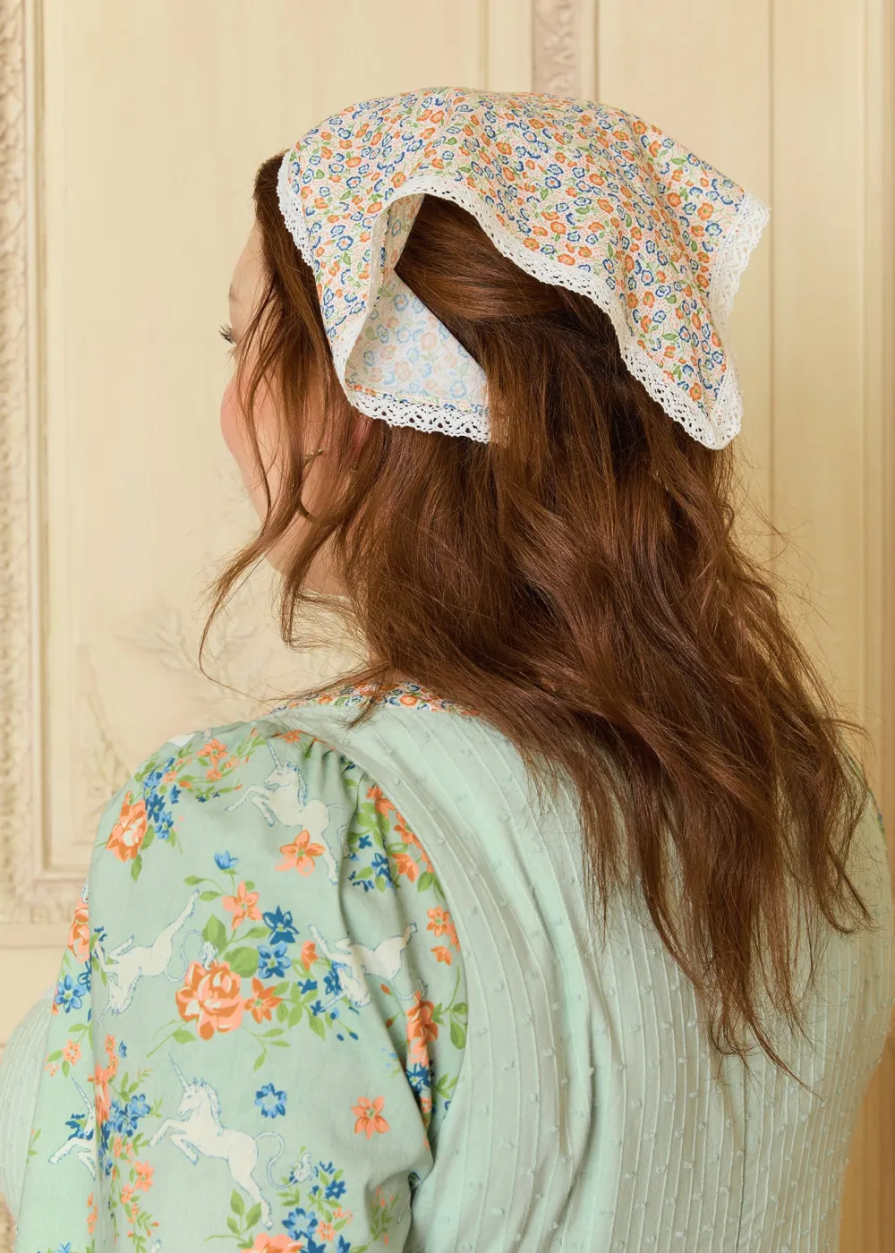 GUNNE SAX for ModCloth Hayley Handkerchief Headpiece Enchanting Blooms New