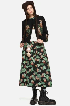 Haus Of Raccon Print Skirt Clearance