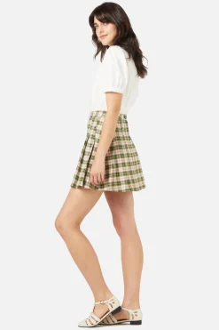 Hazel Check Skirt Hot