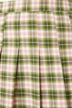 Hazel Check Skirt Hot