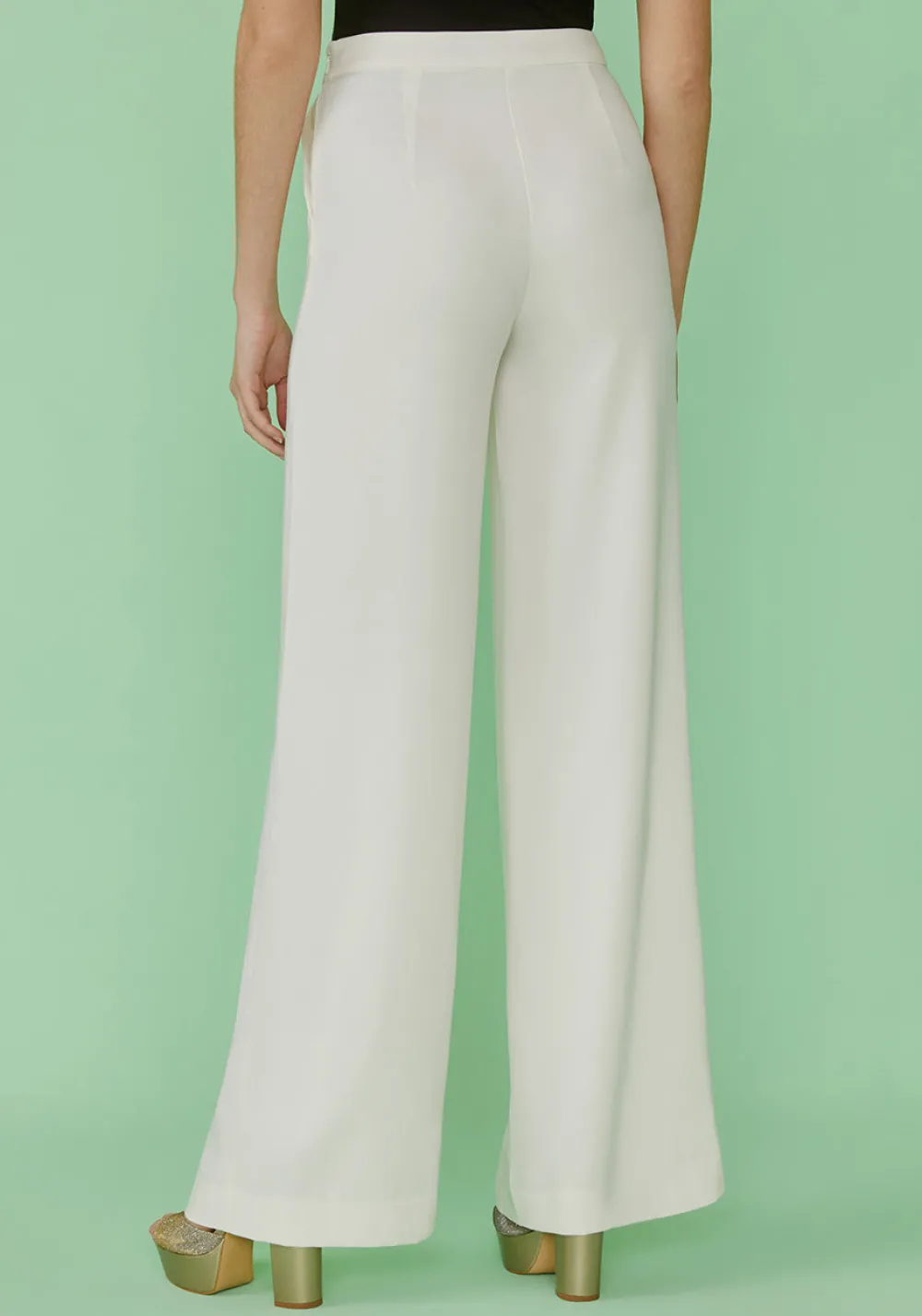 Hangzhou HS Fashion Corporation Ltd. Here Comes the Stride Pants White Hot