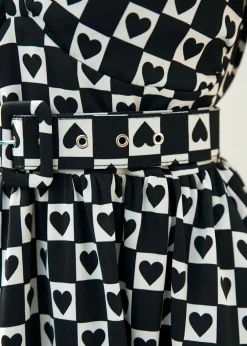 Hopeless Romantic Fit & Flare Dress Queen of Hearts Sale