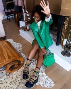 Horses and Chains Sheer Crew Sock