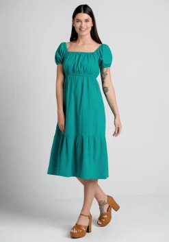 Princess Highway I Think I Love You Midi Dress GREEN Online