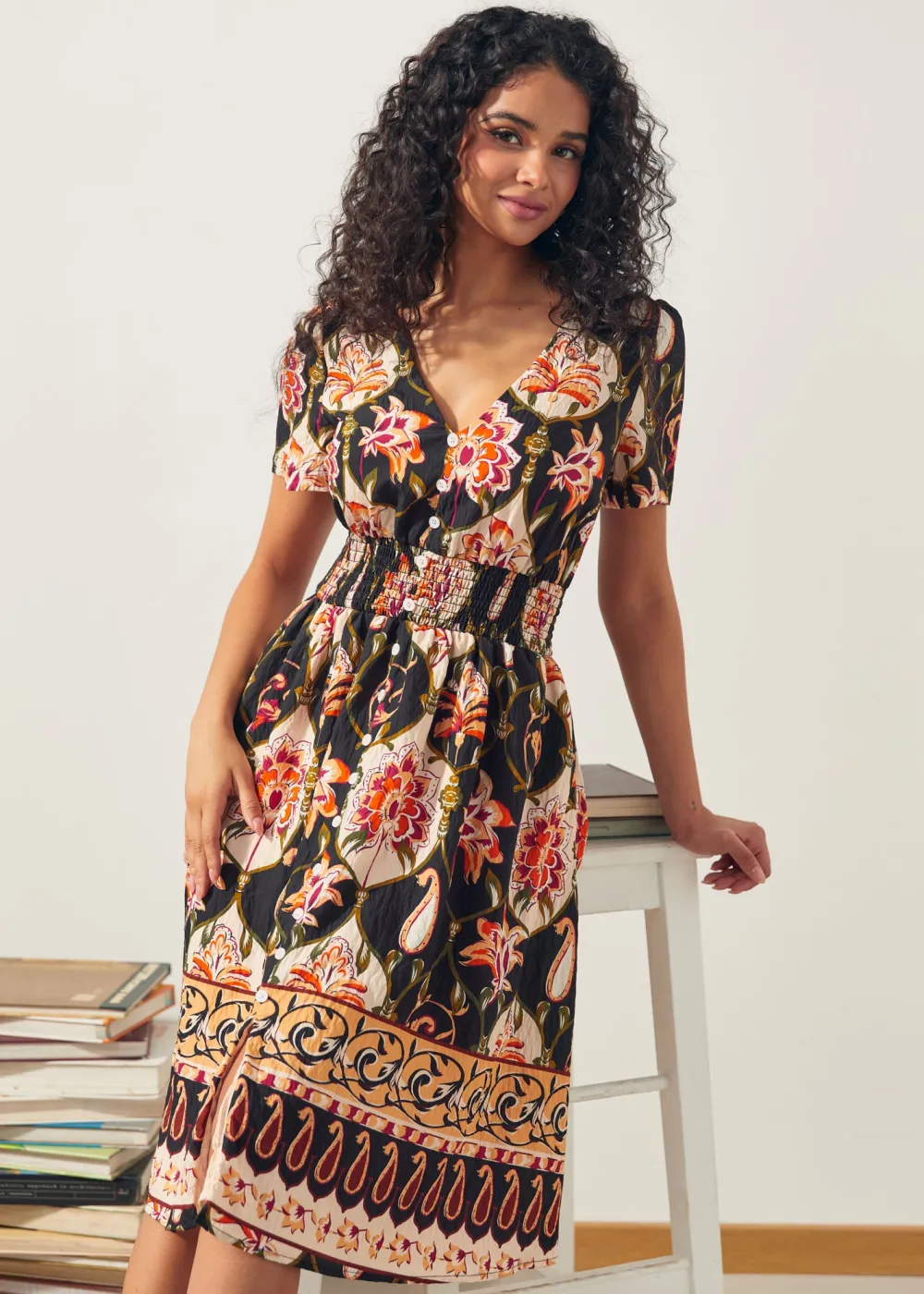 Inspired Anytime Dress Twilight Vine