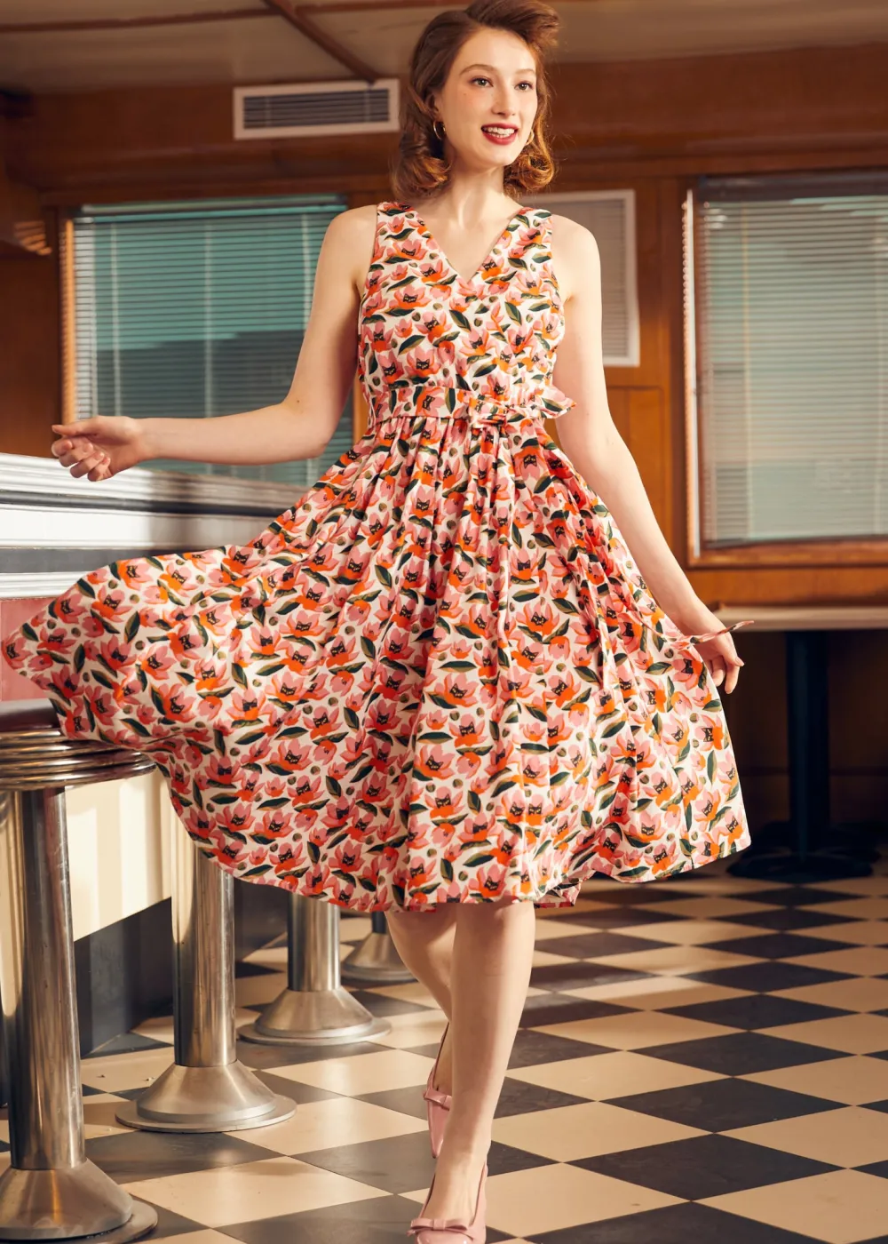 Instant Energy Faux-Wrap Dress Hide & Purr Online