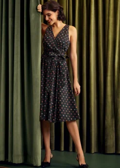 Instant Energy Faux-Wrap Dress Rainbow Love Online