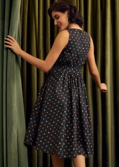 Instant Energy Faux-Wrap Dress Rainbow Love Online