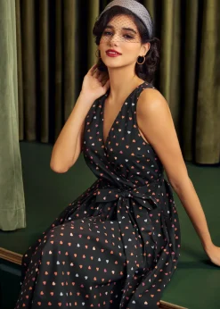 Instant Energy Faux-Wrap Dress Rainbow Love Online