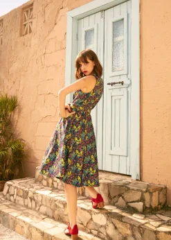 Instant Energy Faux-Wrap Dress Spirit Critters Hot