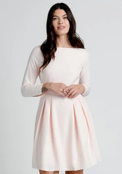 Hangzhou HS Fashion Corporation Ltd. Into the Spotlight Fit and Flare Dress Light Pink Discount