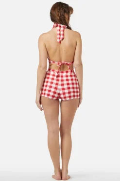 Jam Gingham Bikini Bottom Clearance