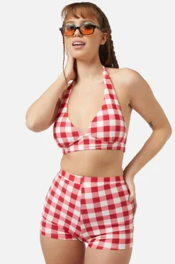 Jam Gingham Bikini Top Best