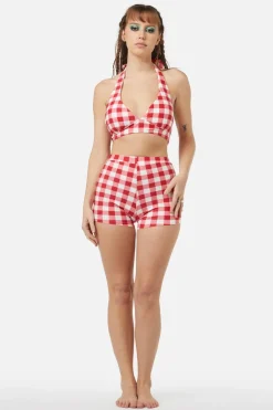 Jam Gingham Bikini Top Best