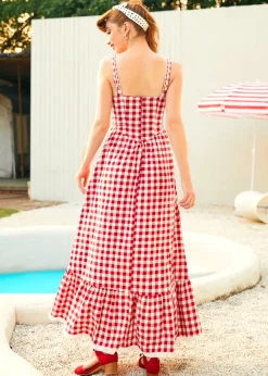 Jam Gingham Corset Dress Best