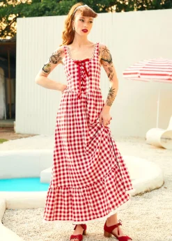 Jam Gingham Corset Dress Best