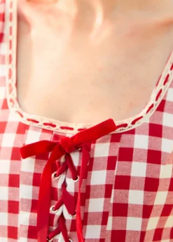 Jam Gingham Corset Dress Best