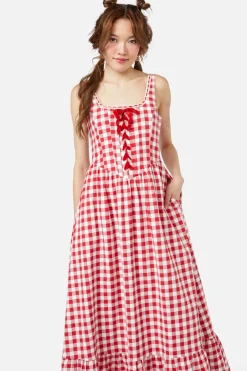 Jam Gingham Corset Dress Best