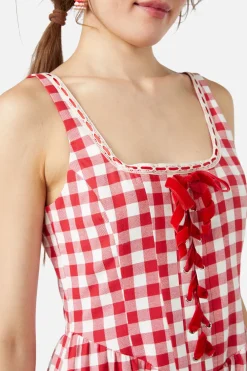 Jam Gingham Corset Dress Best