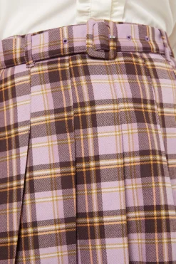 Dangerfield US Jeannie Check Mini Skirt Discount