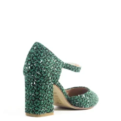 Jillian Tweed Heels GREEN Best