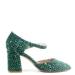 Jillian Tweed Heels GREEN Best