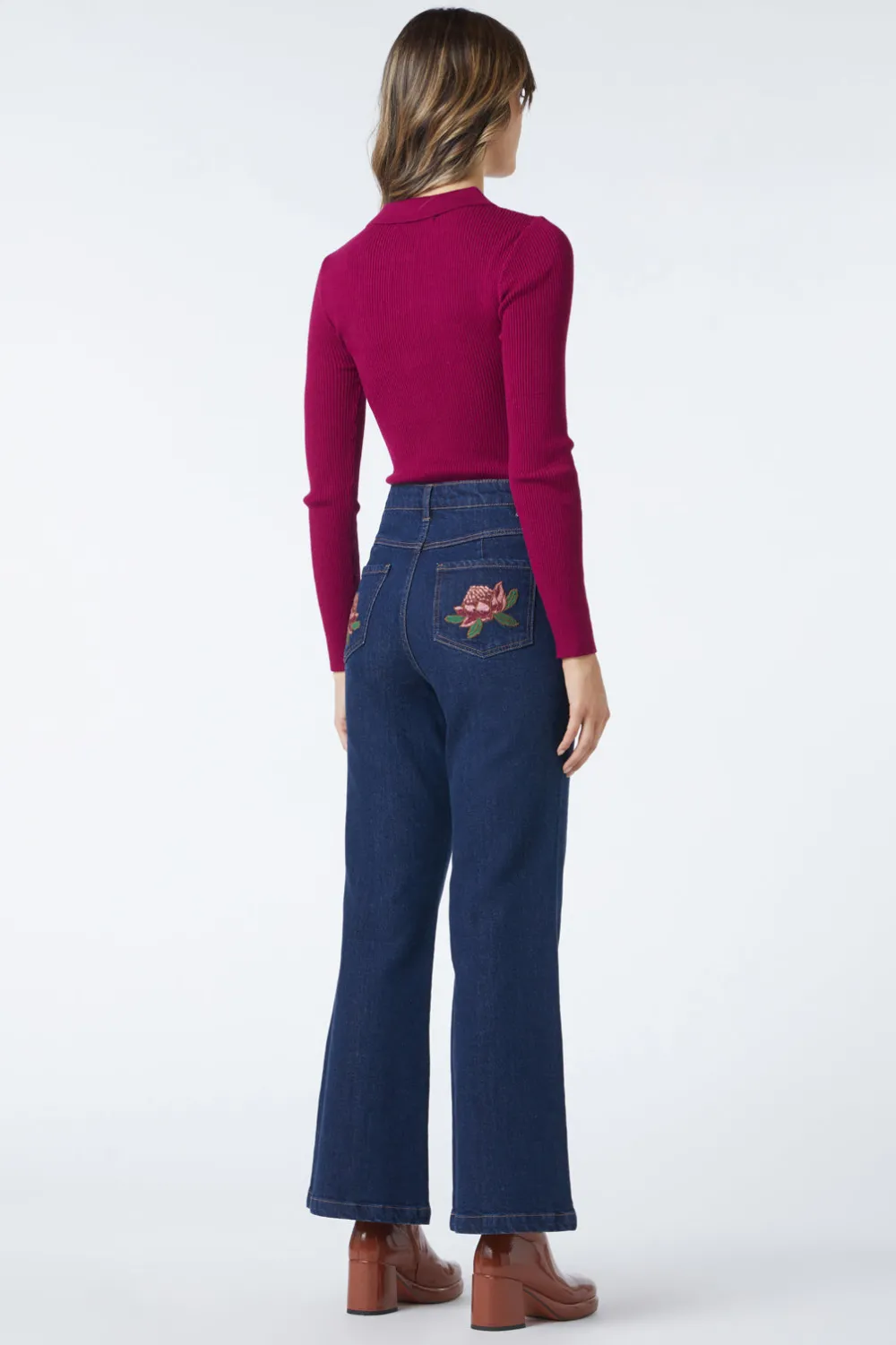 Josie Embroidered Jean Online