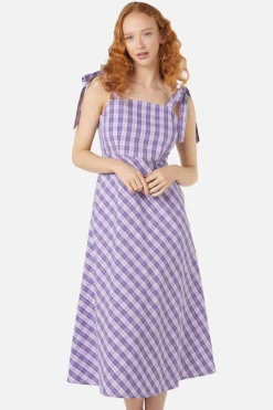 Juno Check Sundress Hot