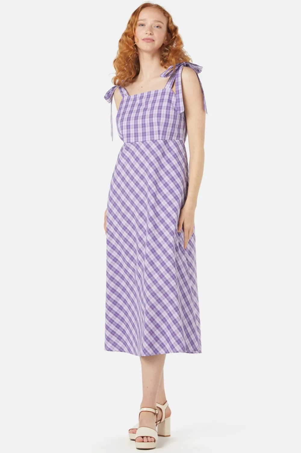 Juno Check Sundress Hot