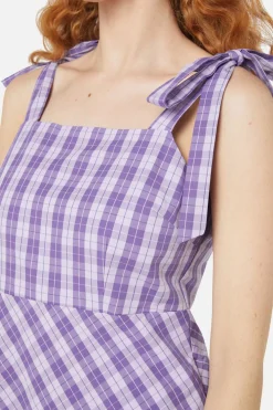 Juno Check Sundress Hot