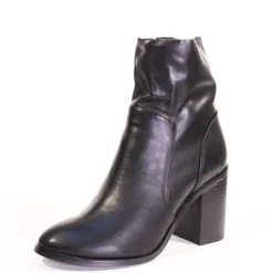 Kaya Leather Booties BLACK Clearance