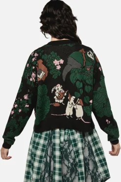 Keeper Of The Woods Graphic Knit Cardigan