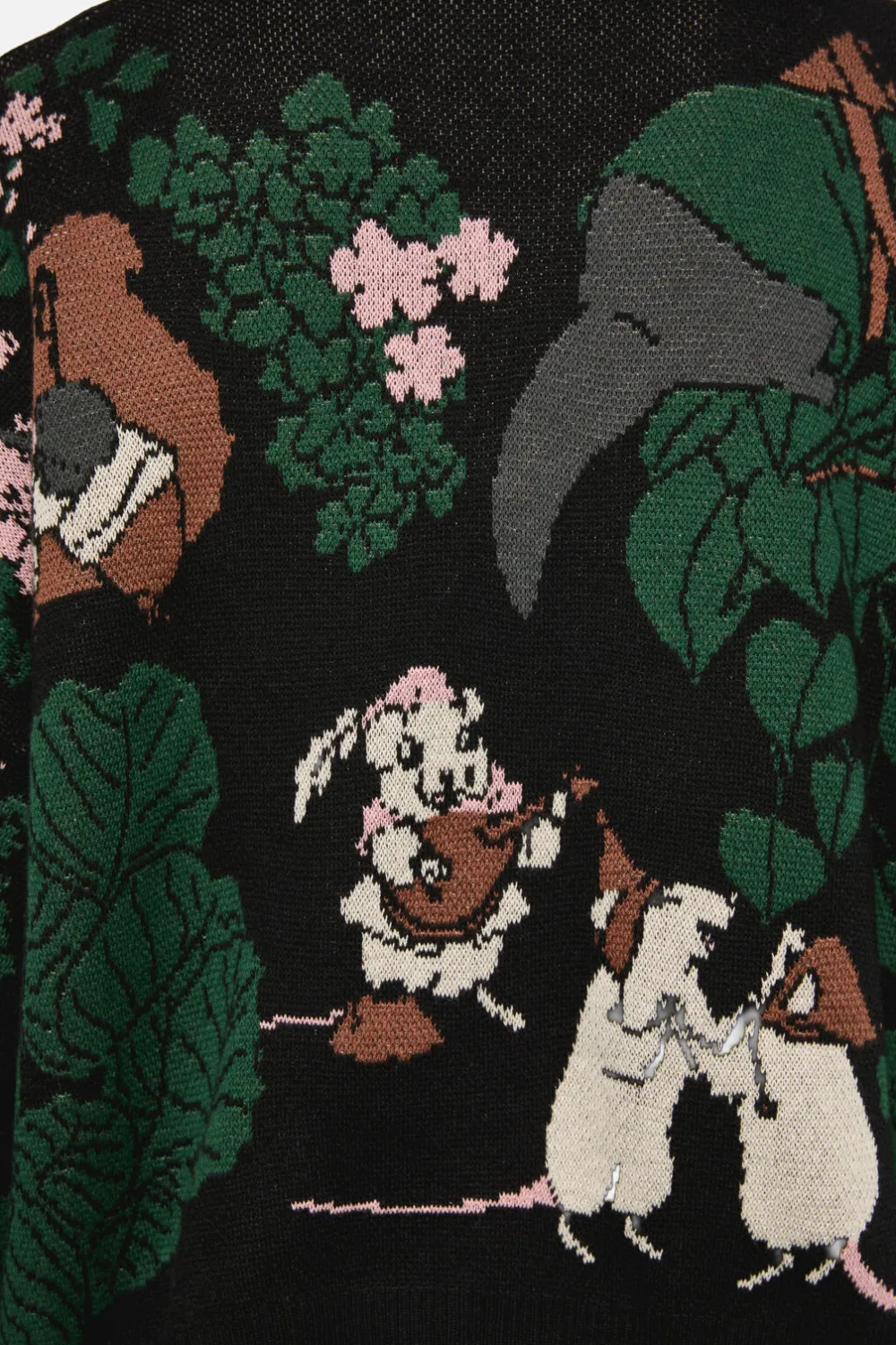 Keeper Of The Woods Graphic Knit Cardigan