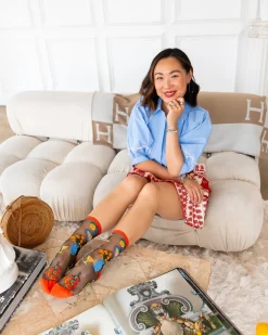 La Dolce Vita Black Sheer Crew Sock Best