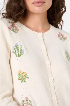 Lattice Embroidered Cardigan Best