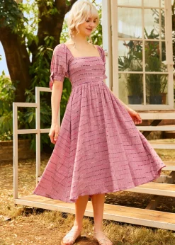 Lavender Daydream Midi Dress Dusty Wisteria Outlet