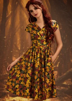 Leaves Greta Dress New