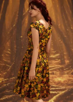 Leaves Greta Dress New