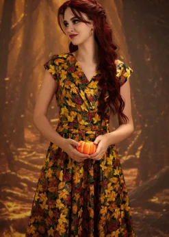 Leaves Greta Dress New