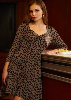 Leopard Hi-Low Empress Dress Wild Cat Online