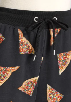 Dangerfield Let's Have A Toast Drawstring Shorts Black Toast Best