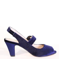 Liberty Velvet Mary Jane Heels Sale